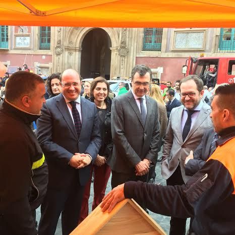 The Association of Civil Protection of Totana participate in the events organized to mark the European Day Phone 112 in Murcia, Foto 8