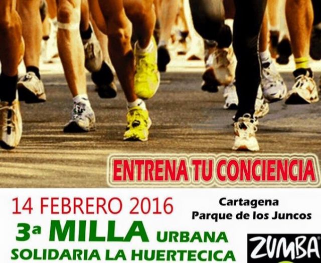La Huertecica celebra el domingo su Milla Urbana Solidaria - 1, Foto 1