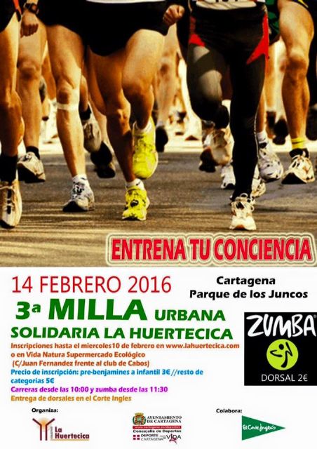 La Huertecica celebra el domingo su Milla Urbana Solidaria - 2, Foto 2