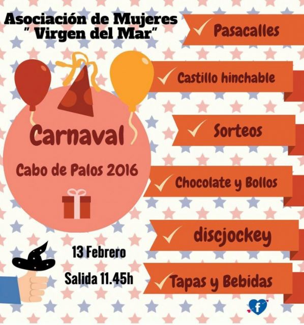 El sábado habrá Carnaval de Mujeres en Cabo de Palos - 2, Foto 2