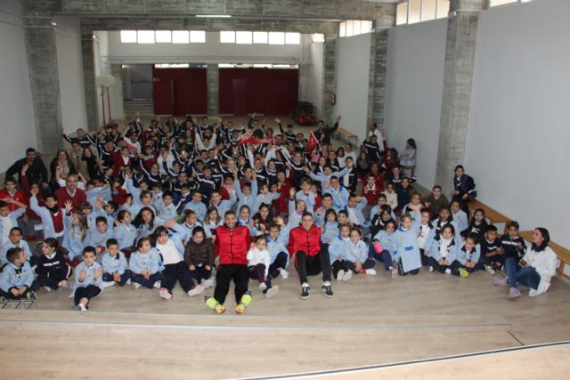 ELPOZO AL COLE| Pito y Fernan comparten la jornada con los escolares del Colegio Luis Vives de Murcia - 1, Foto 1