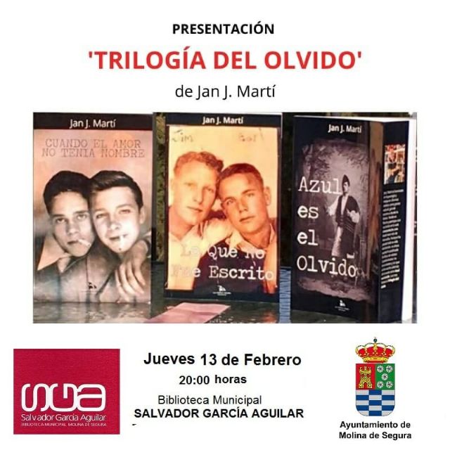 Jan J. Martí presenta Trilogía del olvido el jueves 13 de febrero en Molina de Segura - 1, Foto 1