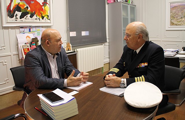 El alcalde se reúne con el delegado de Defensa en la Región de Murcia - 1, Foto 1