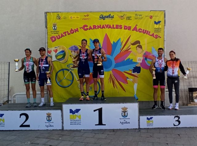 Sara Alemany y David Cantero ganan en Águilas el tercer y último clasificatorio para el Campeonato de España de Duatlón - 1, Foto 1