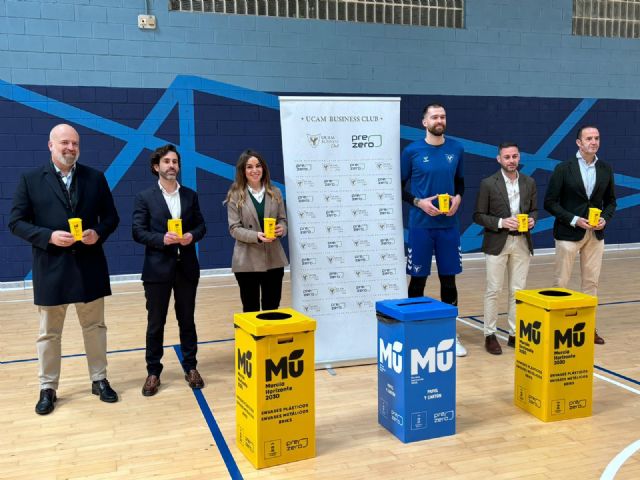 Fomentar el reciclaje y la economía circular, objetivo principal del convenio entre el Ayuntamiento y el UCAM CB Murcia - 1, Foto 1