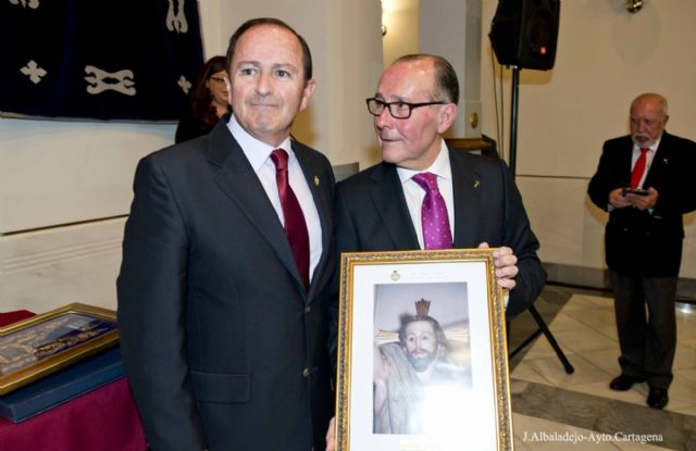 Gregorio Saura recibió el homenaje de la familia procesionista en el Palacio Consistorial - 5, Foto 5