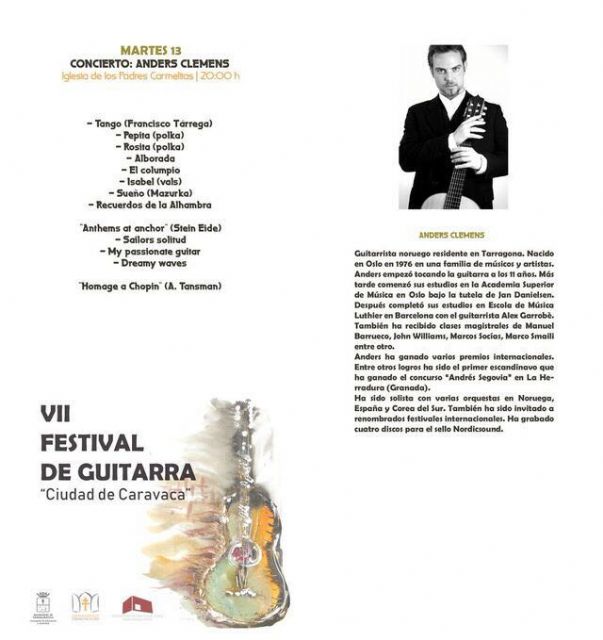 El Festival de Guitarra 'Ciudad de Caravaca' se celebra esta semana con clases magistrales, conferencias y conciertos - 4, Foto 4