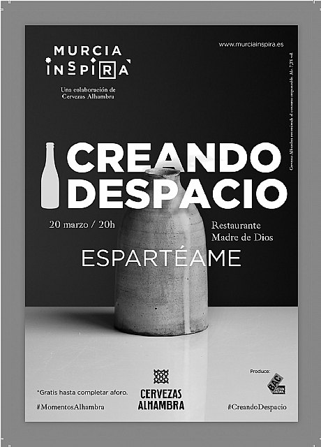 El esparto protagoniza la segunda edición de Creando Despacio, la iniciativa de Murcia Inspira y Cervezas Alhambra - 2, Foto 2