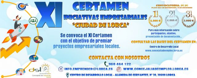 Ya está abierto el plazo para participar en el XI Certamen de Iniciativas Empresariales Ciudad de Lorca convocado por el Ayuntamiento de Lorca - 1, Foto 1