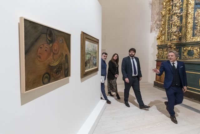 López Miras visita la exposición Solana y la modernidad otra - 2, Foto 2