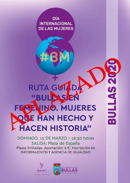 Suspendidas las actividades del fin de semana en Bullas - 3, Foto 3