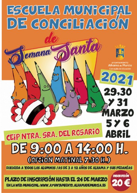 Abierto el plazo de inscripcin para la escuela de conciliacin de Semana Santa, Foto 1