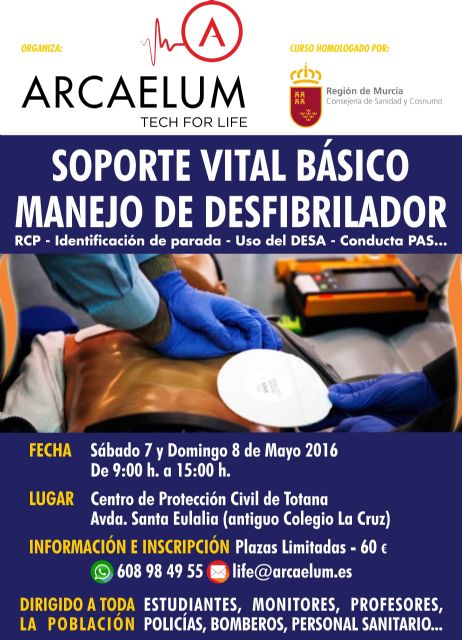 Course Basic Life Support (BLS) conmanejo and use of external semiautomatic defibrillators (DESA), Foto 1