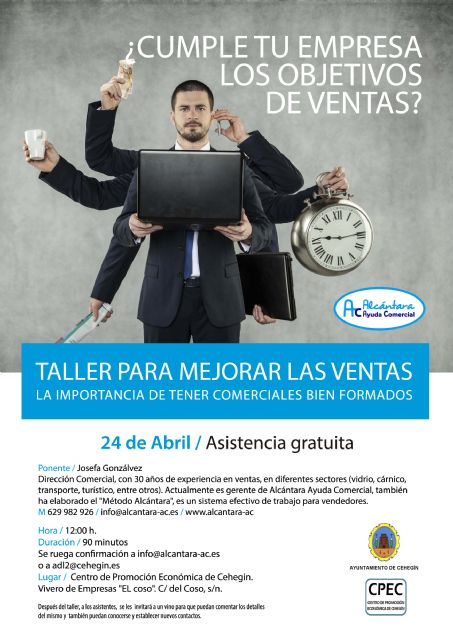 Abierto el plazo para inscribirse en un taller para formar a comerciales de ventas - 1, Foto 1