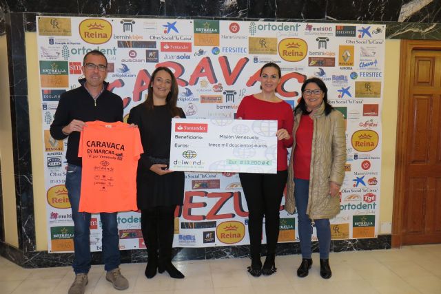 ‘Caravaca en marcha por Venezuela’ recauda 13.500 euros para la ONG ‘Delwende’ - 1, Foto 1