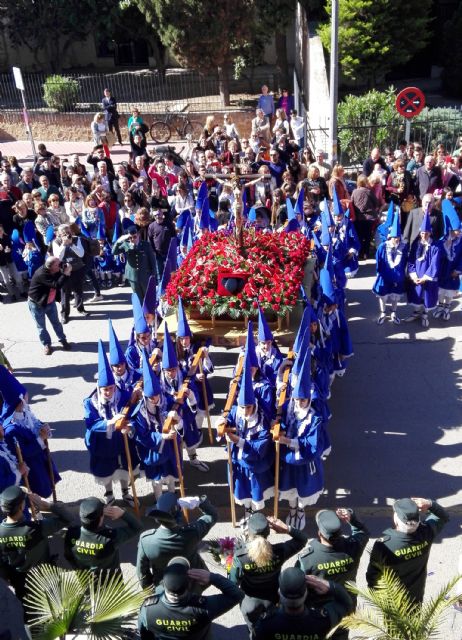 La Guardia Civil escolta el paso del Cristo del Amor en su procesión del Viernes de Dolores 2019 - 3, Foto 3