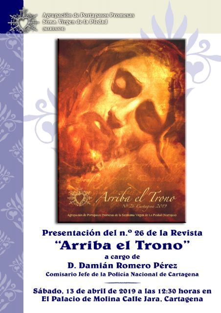 Los portapasos de la Piedad presentan un nuevo número de la Revista Arriba el Trono - 1, Foto 1