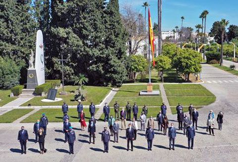 Imágenes de Izado Solemne de Bandera en el ACAR Tablada en reconocimiento al BBVA - 1, Foto 1