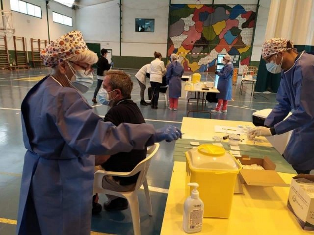Arranca el proceso de vacunación masiva en el municipio de Totana, Foto 2