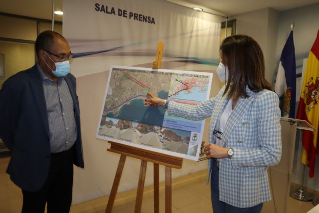 Moreno y Consentino presentan el proyecto de remodelación de las calles Carretera de Lorca, Dr. Luis Prieto, Avd. Juan Carlos I e Iberia - 1, Foto 1