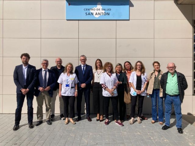 Pedreño conmemora el Día Nacional de la Atención Primaria con una visita al centro de salud de San Antón, en Cartagena - 1, Foto 1