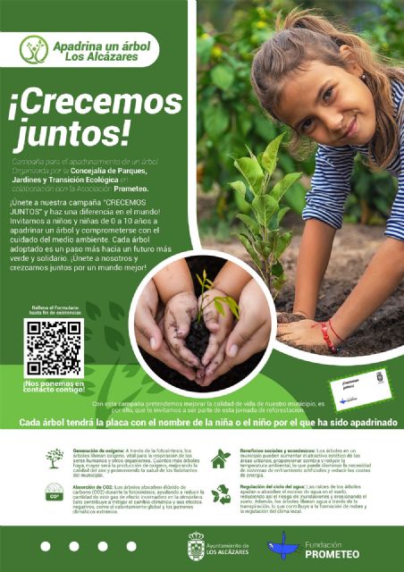Los niños de Los Alcázares podrán apadrinar un árbol y ponerle su nombre - 3, Foto 3