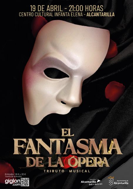 Llega el tributo musical, El Fantasma de la Ópera de la mano de la compañía OnBeat a Alcantarilla - 1, Foto 1