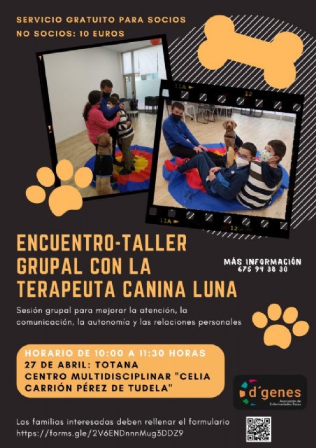 Nuevo taller con la terapeuta canina Luna en Totana, Foto 2