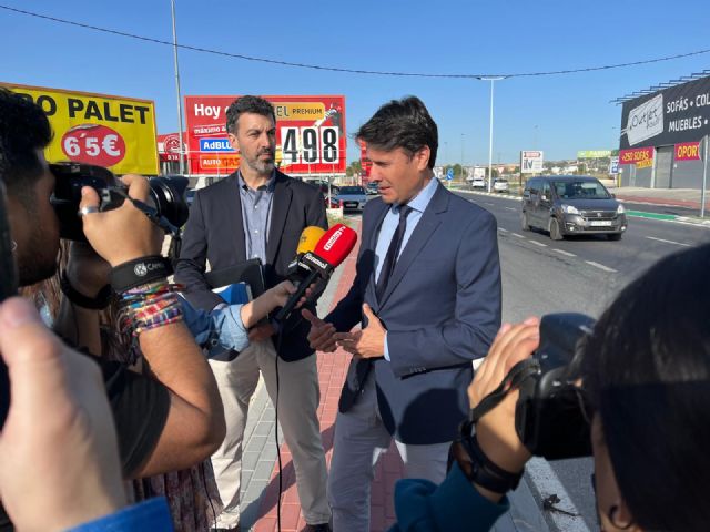 Finalizan las obras de desdoblamiento de la antigua carretera N-344 a su entrada al casco urbano de Molina de Segura - 1, Foto 1