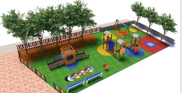Comienzan las obras de remodelación y ampliación del parque infantil de la Plaza de Los Valientes - 1, Foto 1