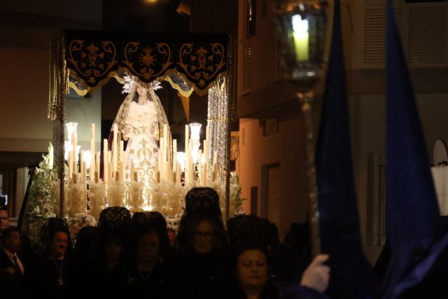 La procesión de la Virgen de los Dolores marca el inicio de la Semana Santa pinatarense - 1, Foto 1