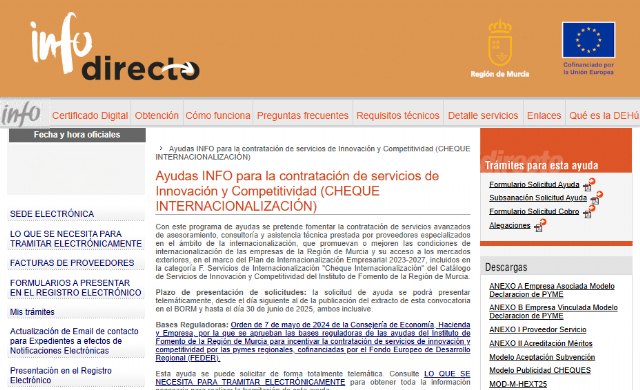 El Gobierno regional lanza una nueva convocatoria de ayudas dotada con 275.000 euros para la internacionalización de las pymes - 1, Foto 1