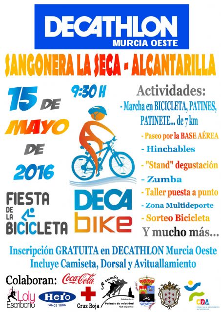 El próximo domingo tendremos la Fiesta de la Bicicleta: la DECA-BIKE - 1, Foto 1