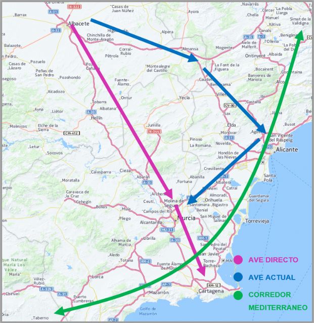 UPYD exige un trazado racional para el AVE a su llegada a Murcia - 1, Foto 1