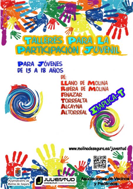Talleres de educación para la participación juvenil IMPLICA-T, propuesta de la Concejalía de Juventud para los jóvenes de Molina de Segura - 1, Foto 1