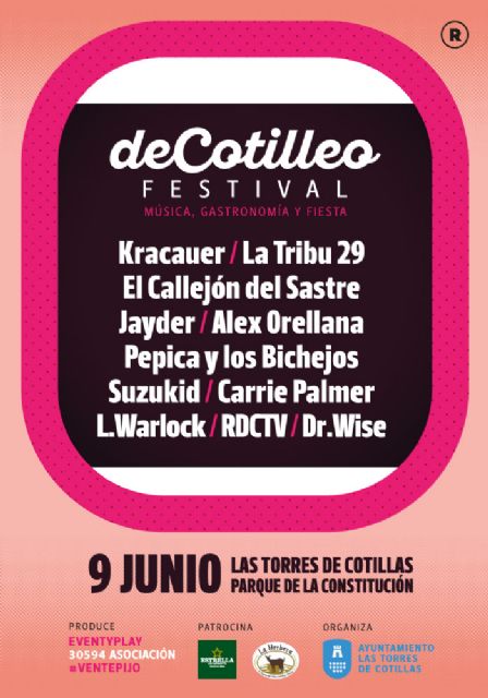 El cartel musical del ´DeCotilleo Festival´ de Las Torres de Cotillas se completa con el grupo murciano ´Atientas´ - 1, Foto 1
