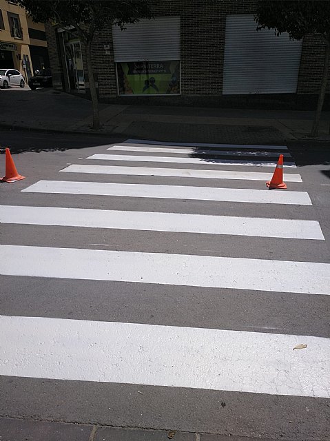 Saorín: Vamos a repintar los pasos de peatones con medios propios - 1, Foto 1