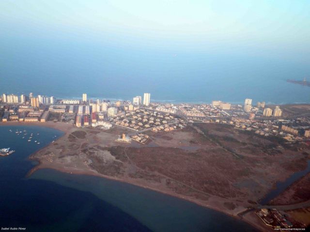 Fotografía aérea del Vivero en La Manga. Isabel Rubio, Pacto por el Mar Menor, Foto 1