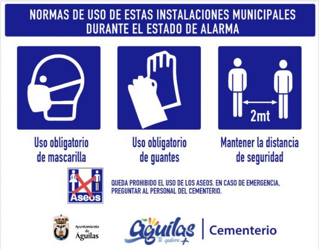 El cementerio municipal abrirá mañana sus puertas con aforo limitado y medidas de seguridad obligatorias - 1, Foto 1