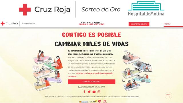 El Hospital de Molina colabora con el Sorteo del Oro de Cruz Roja - 1, Foto 1