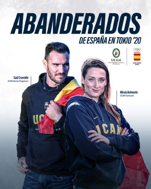 La UCAM da la enhorabuena a sus deportistas Saúl Craviotto y Mireia Belmonte, abanderados en Tokio - 1, Foto 1