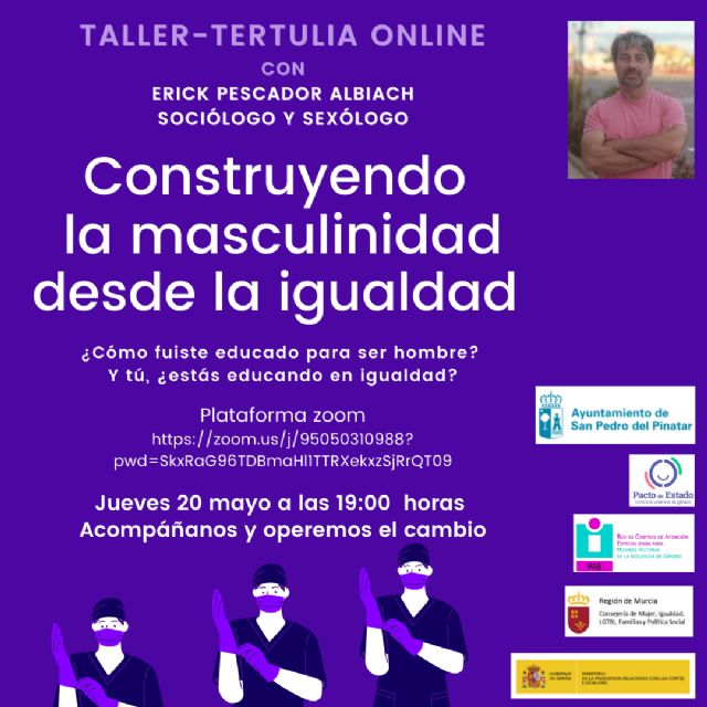 El Ayuntamiento organiza el taller tertulia online Construyendo la masculinidad desde la Igualdad - 1, Foto 1