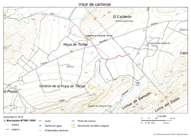 Comienzan los trabajos de mejora de los caminos de La Raja, La Zarza, Yecla-Gamellón - 1, Foto 1