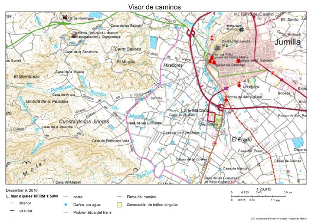 Comienzan los trabajos de mejora de los caminos de La Raja, La Zarza, Yecla-Gamellón - 4, Foto 4