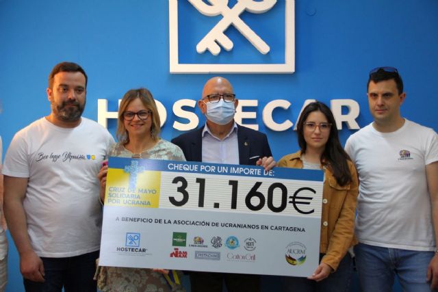Hostecar dona la recaudación íntegra de su cruz de mayo al pueblo ucraniano - 1, Foto 1