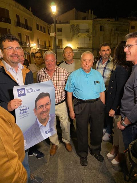 Acto pegada de Carteles Elecciones 28M. PP Cieza - 1, Foto 1