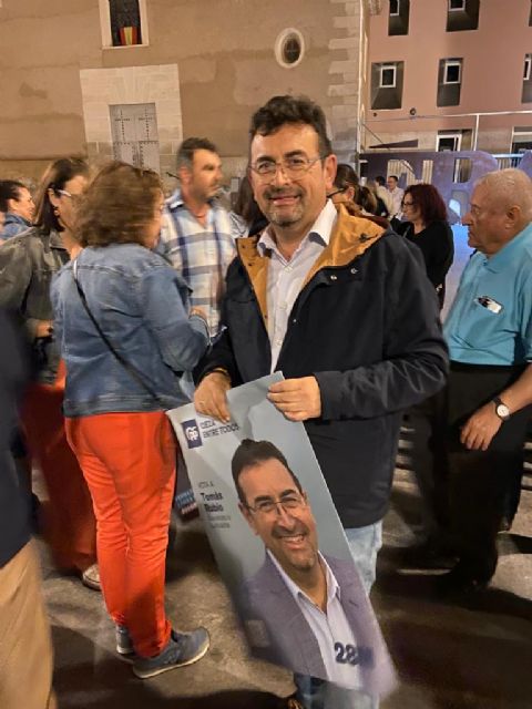 Acto pegada de Carteles Elecciones 28M. PP Cieza - 3, Foto 3