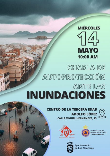 Los Alcázares ofrece una charla gratuita sobre autoprotección ante inundaciones para personas mayores - 1, Foto 1