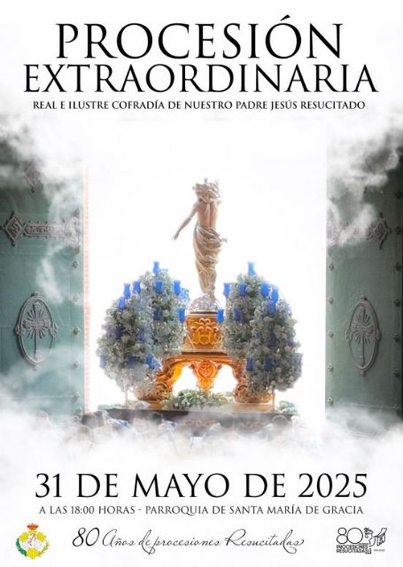 La Cofradía del Resucitado organiza una Procesión Extraordinaria con motivo del 80 aniversario de sus procesiones - 1, Foto 1