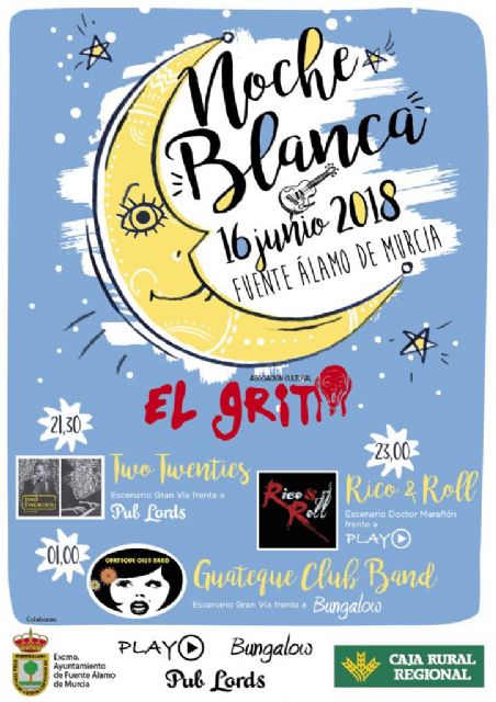 La Noche Blanca llega a Fuente Álamo con una propuesta de música en directo en tres localizaciones diferentes - 2, Foto 2